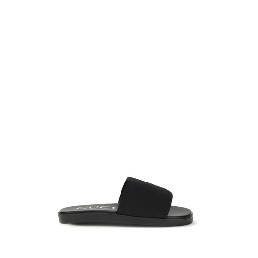Gucci Black Fabric Sandals Curated Luxury Accessories by Orvyn
