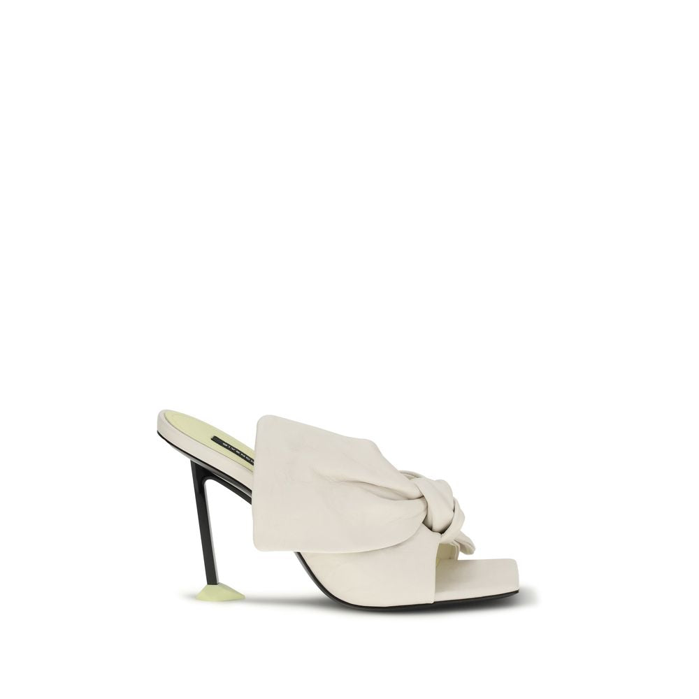 Givenchy White Boudoir Heeled Mules weiss