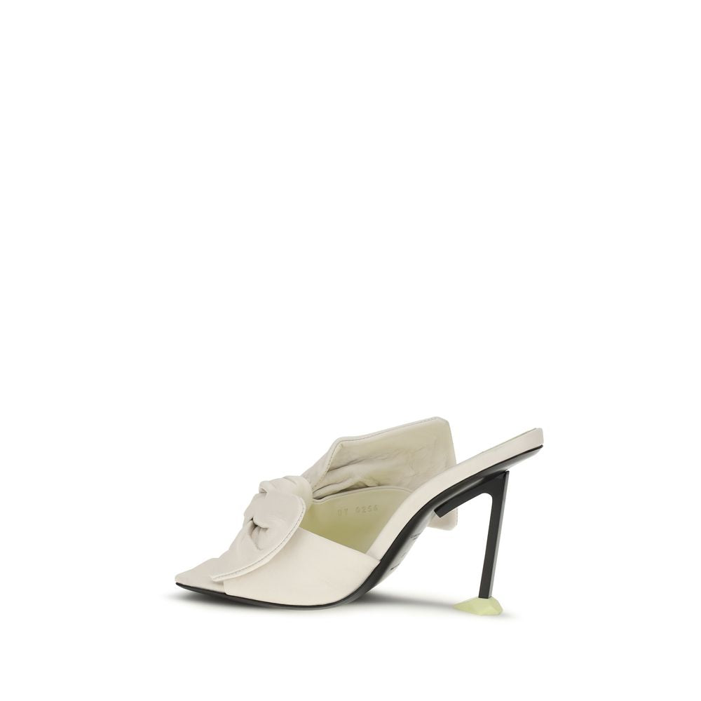 Givenchy White Boudoir Heeled Mules weiss