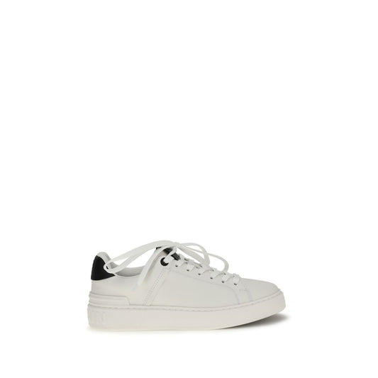 Balmain Black 'Court' Sneakers schwarz