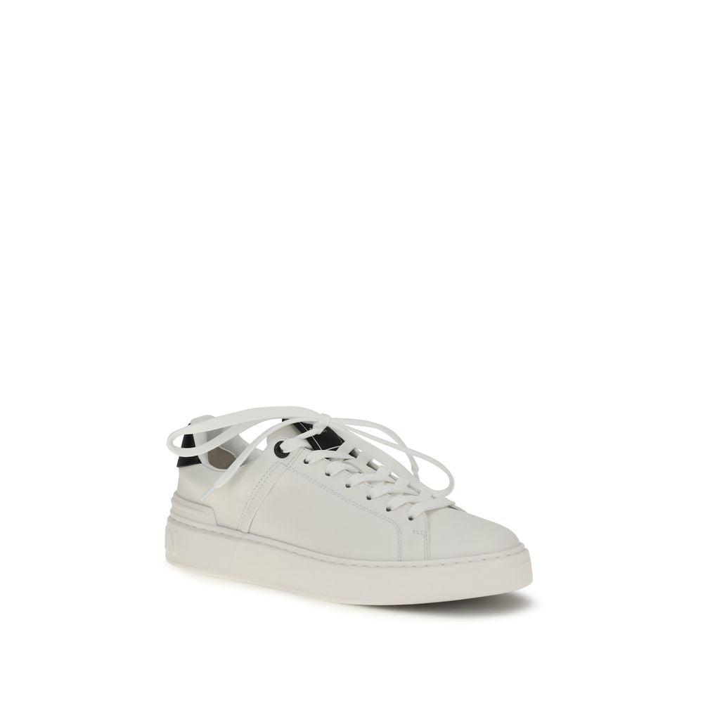Balmain Black 'Court' Sneakers schwarz