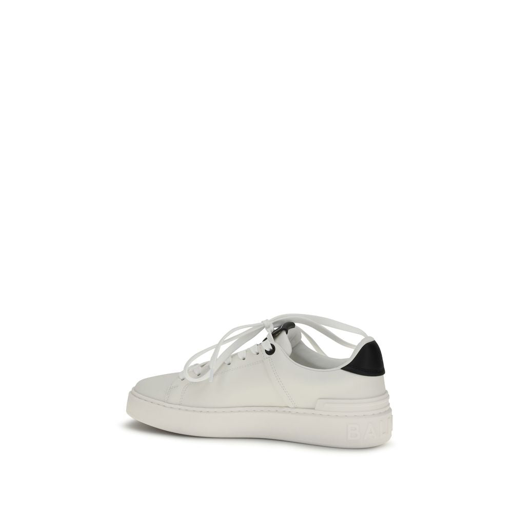 Balmain Black 'Court' Sneakers schwarz