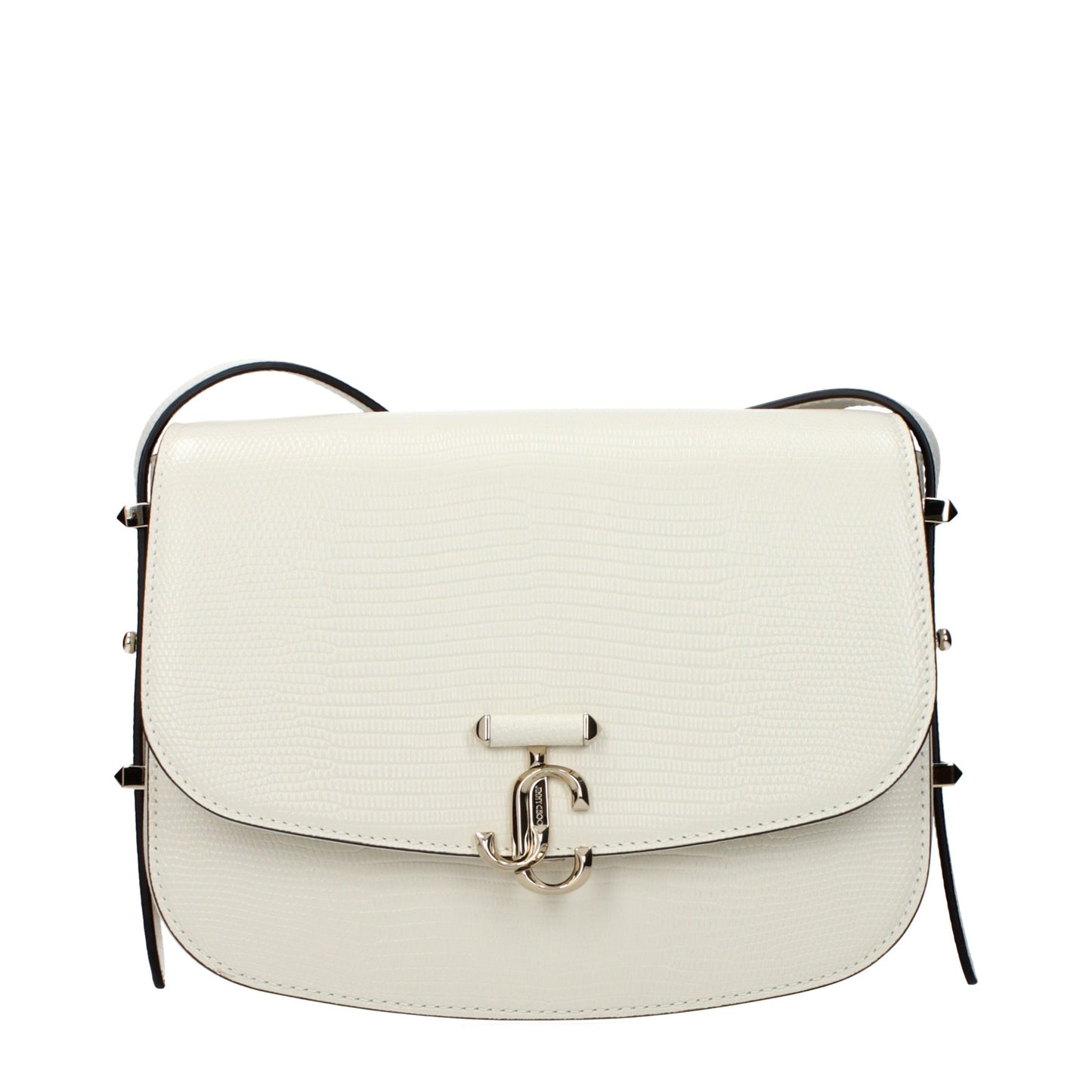 Jimmy Choo White Leather Crossbody Bag Curated Luxury Accessories by Orvyn