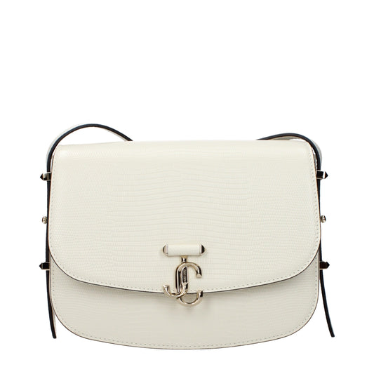 Jimmy Choo White Leather Crossbody Bag Curated Luxury Accessories by Orvyn