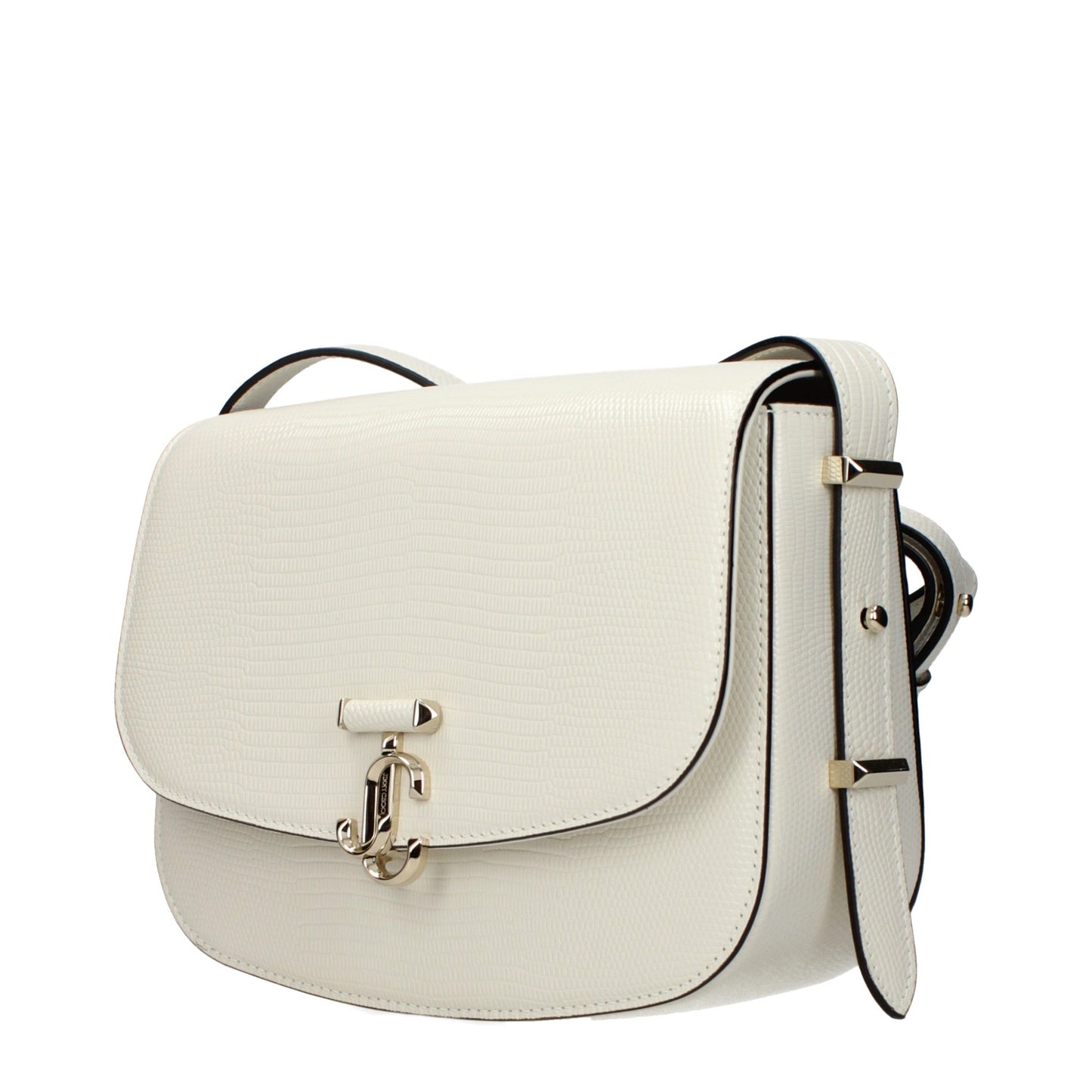 Jimmy Choo White Leather Crossbody Bag Curated Luxury Accessories by Orvyn