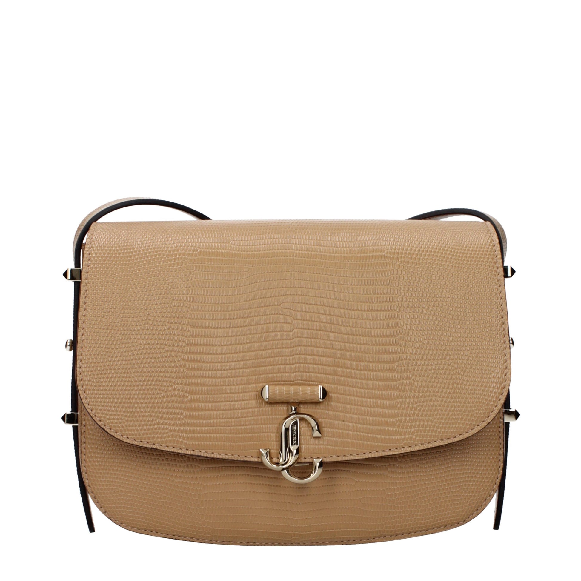 Jimmy Choo Biscuit Leather Crossbody Bag curated by orvyn luxury accessories