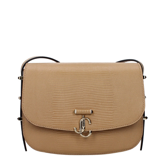 Jimmy Choo Biscuit Leather Crossbody Bag curated by orvyn luxury accessories
