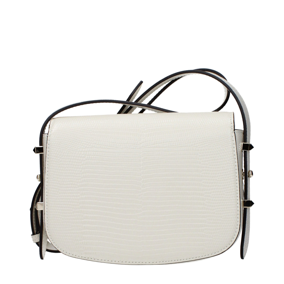 Jimmy Choo White Leather Shoulder Bag Bags weiss