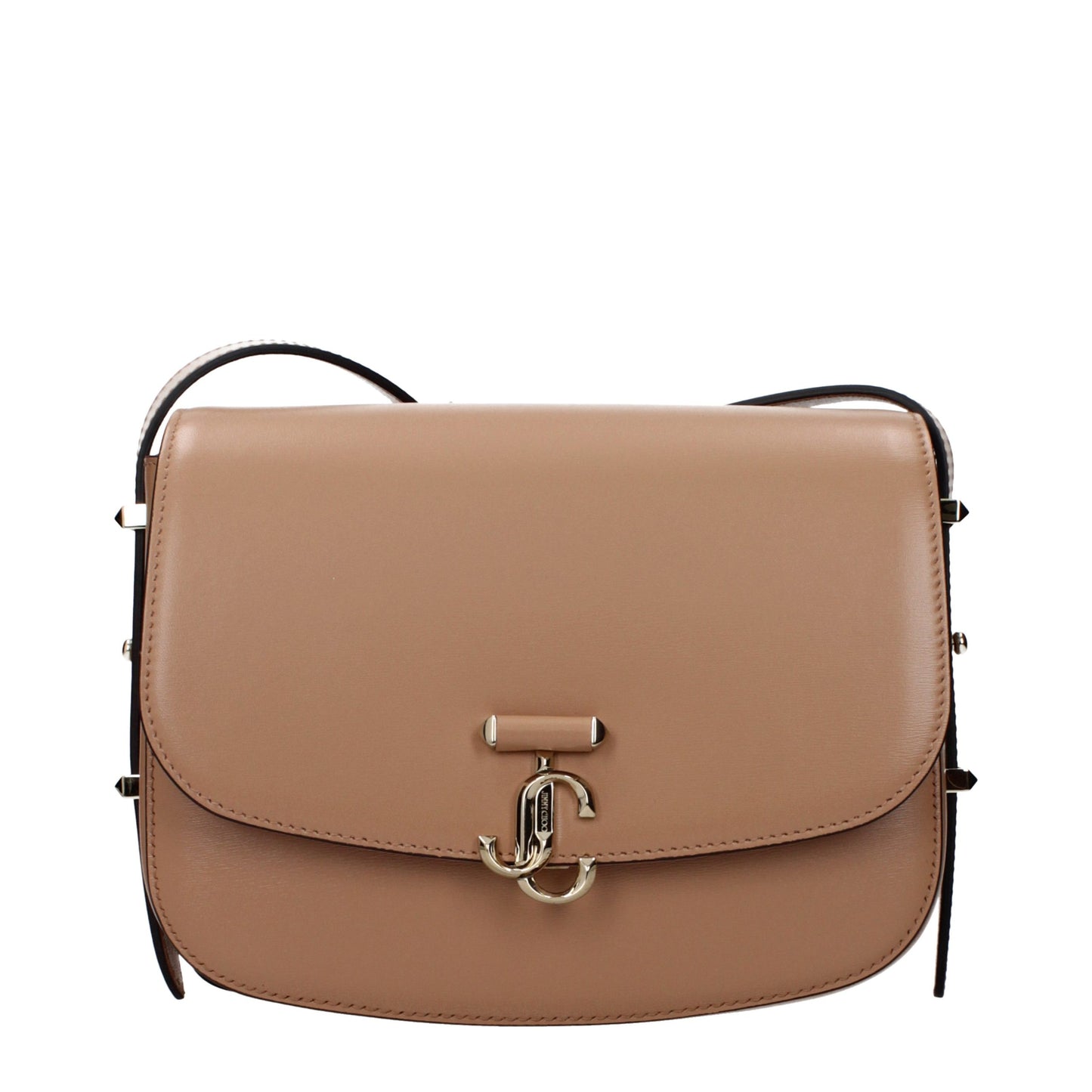 Jimmy Choo Biscuit Leather Crossbody Bag curated by orvyn luxury accessories