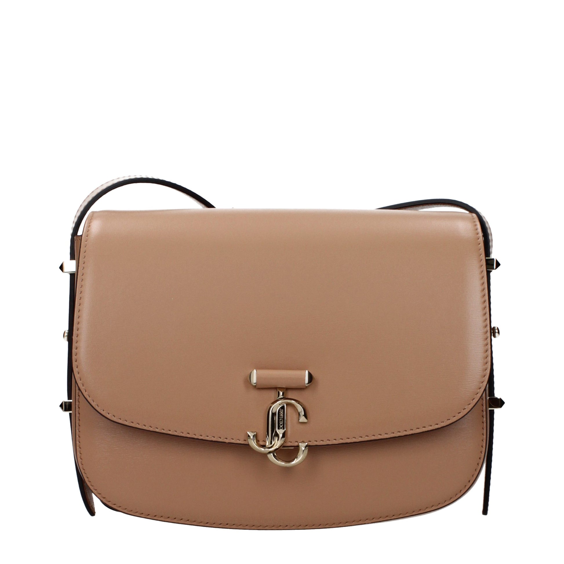 Jimmy Choo Biscuit Leather Crossbody Bag curated by orvyn luxury accessories