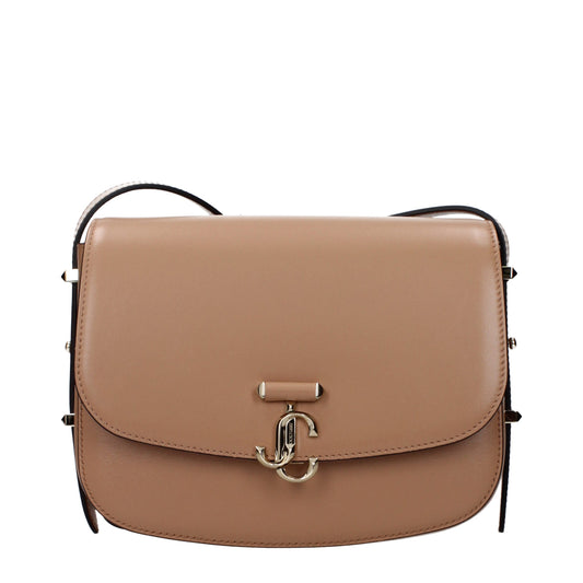 Jimmy Choo Biscuit Leather Crossbody Bag curated by orvyn luxury accessories