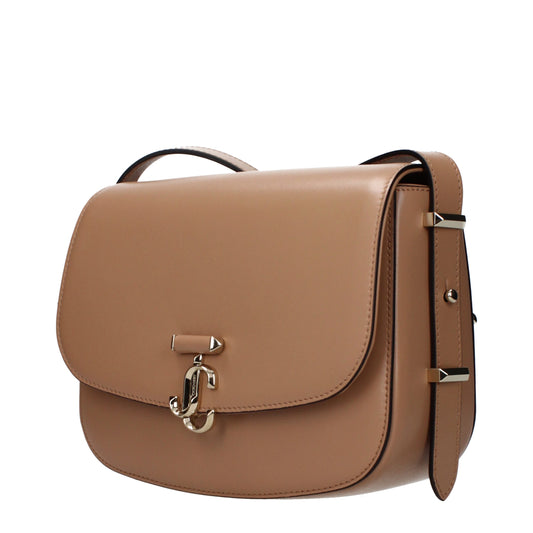 Jimmy Choo Biscuit Leather Crossbody Bag