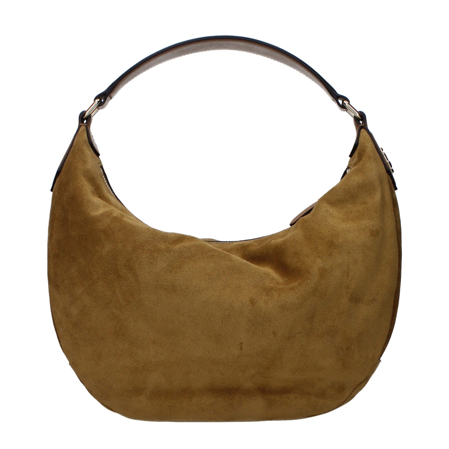 Jimmy Choo Camel Suede Shoulder Bag curated by orvyn luxury accessories