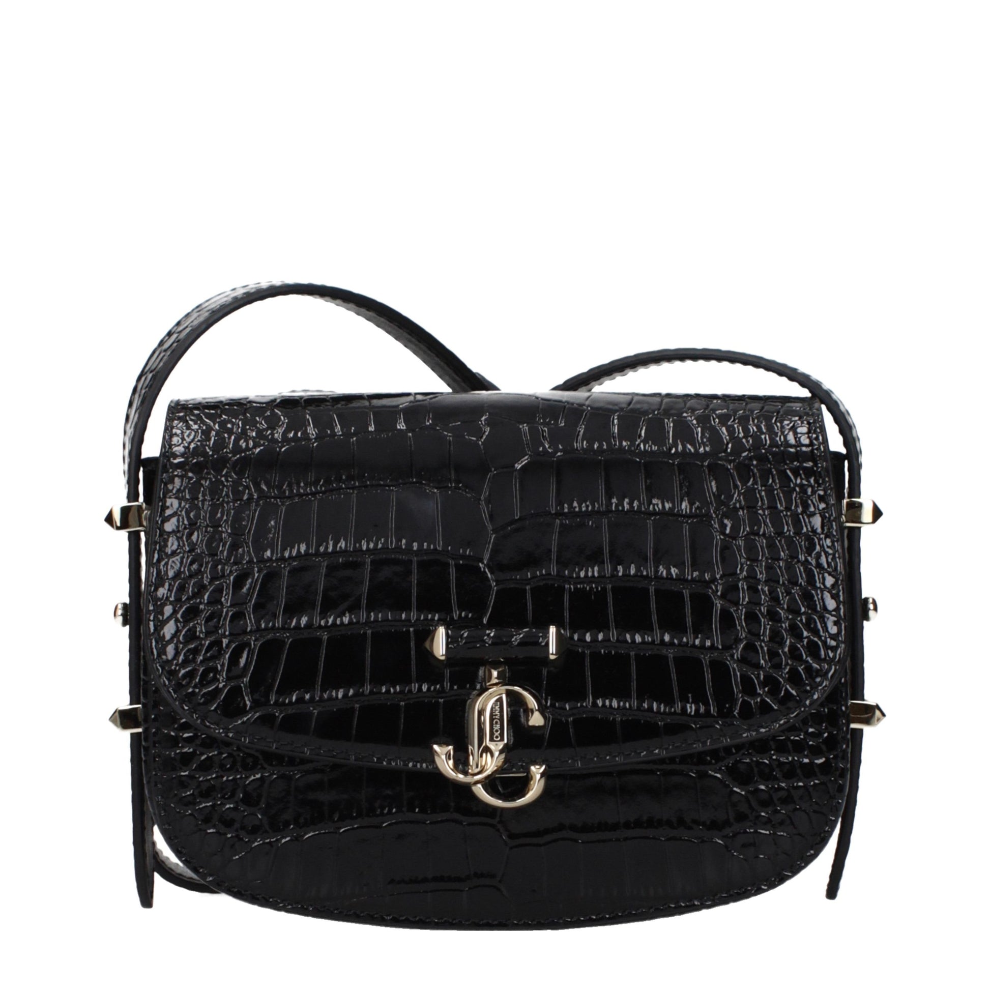 Jimmy Choo Black Leather Crossbody Bag curated by orvyn luxury accessories