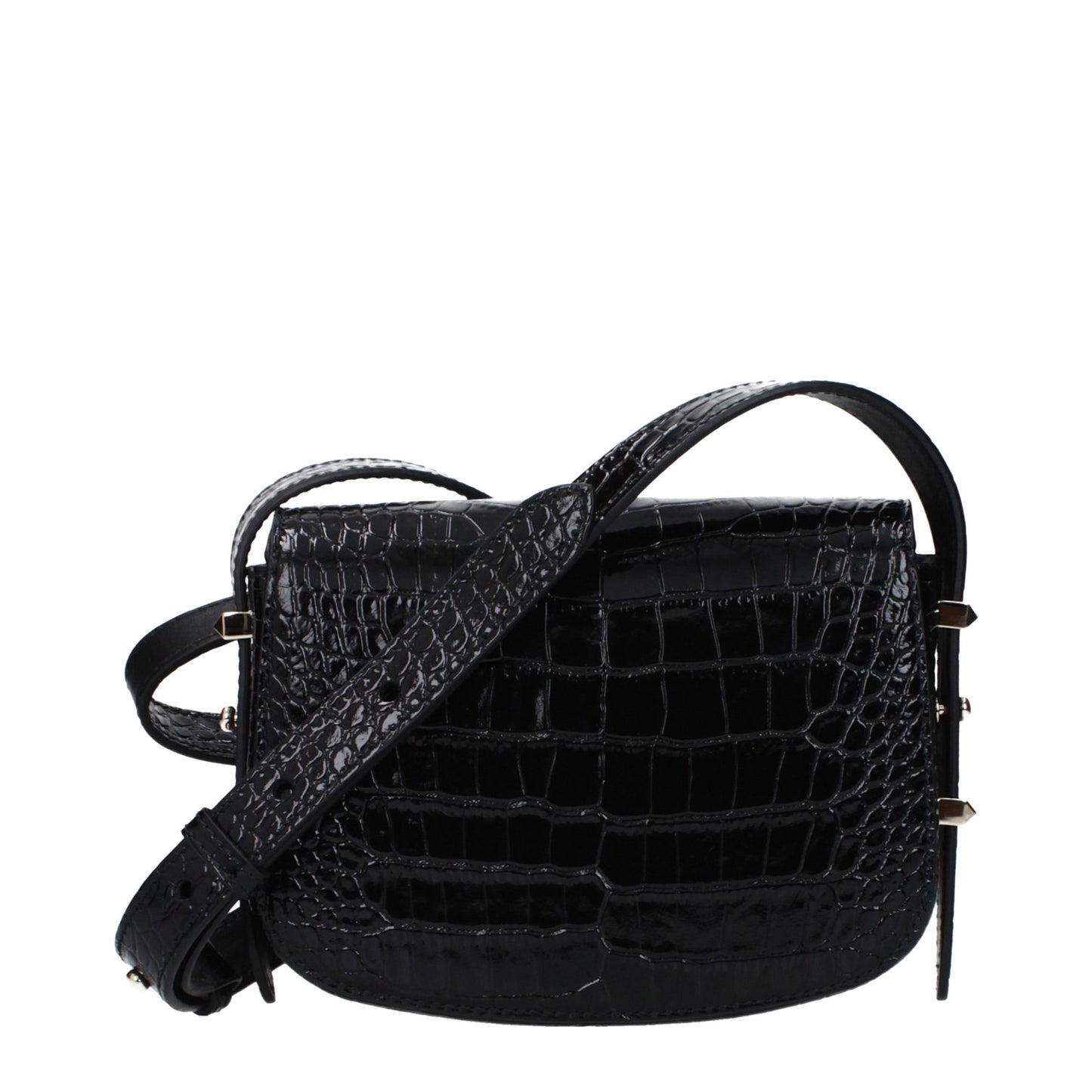 Jimmy Choo Black Leather Crossbody Bag curated by orvyn luxury accessories