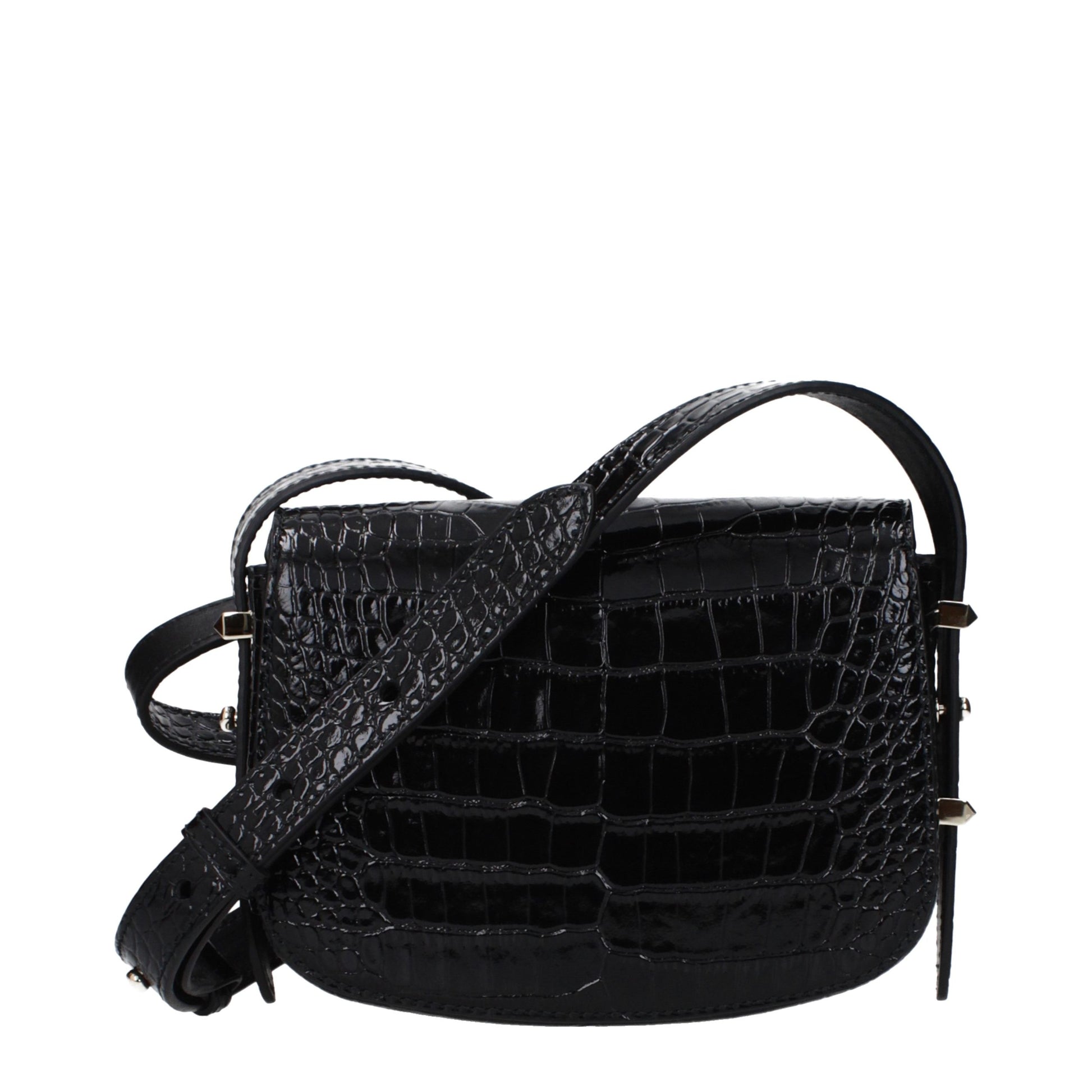 Jimmy Choo Black Leather Crossbody Bag curated by orvyn luxury accessories