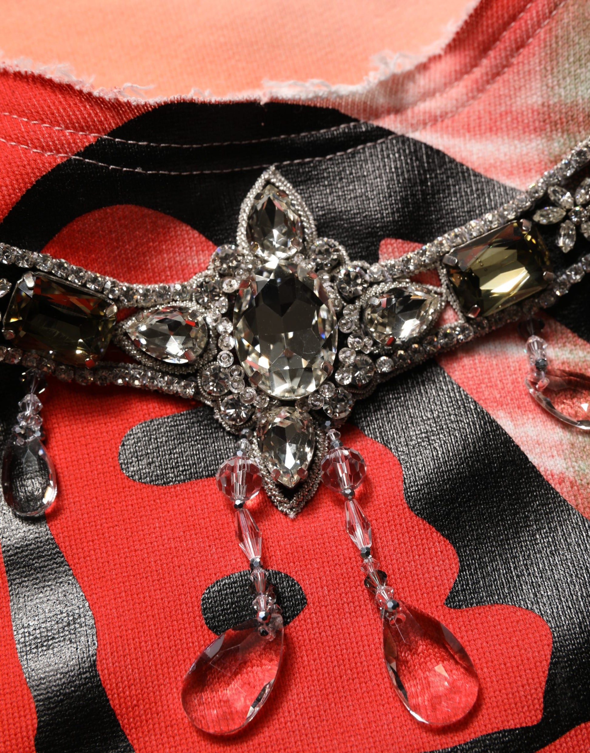 Dolce & Gabbana Multicolor Embellished Graffiti Sweatshirt Curated Luxury Accessories by Orvyn