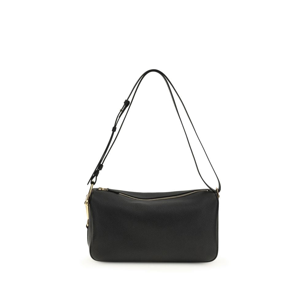 Gucci Black Calf Leather Bos Taurus Shoulder Bag Curated Luxury Accessories by Orvyn