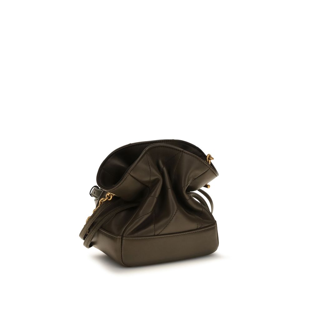 Saint Laurent Bicolor Jamie Mini Leather Clutch Bag Curated Luxury Accessories by Orvyn