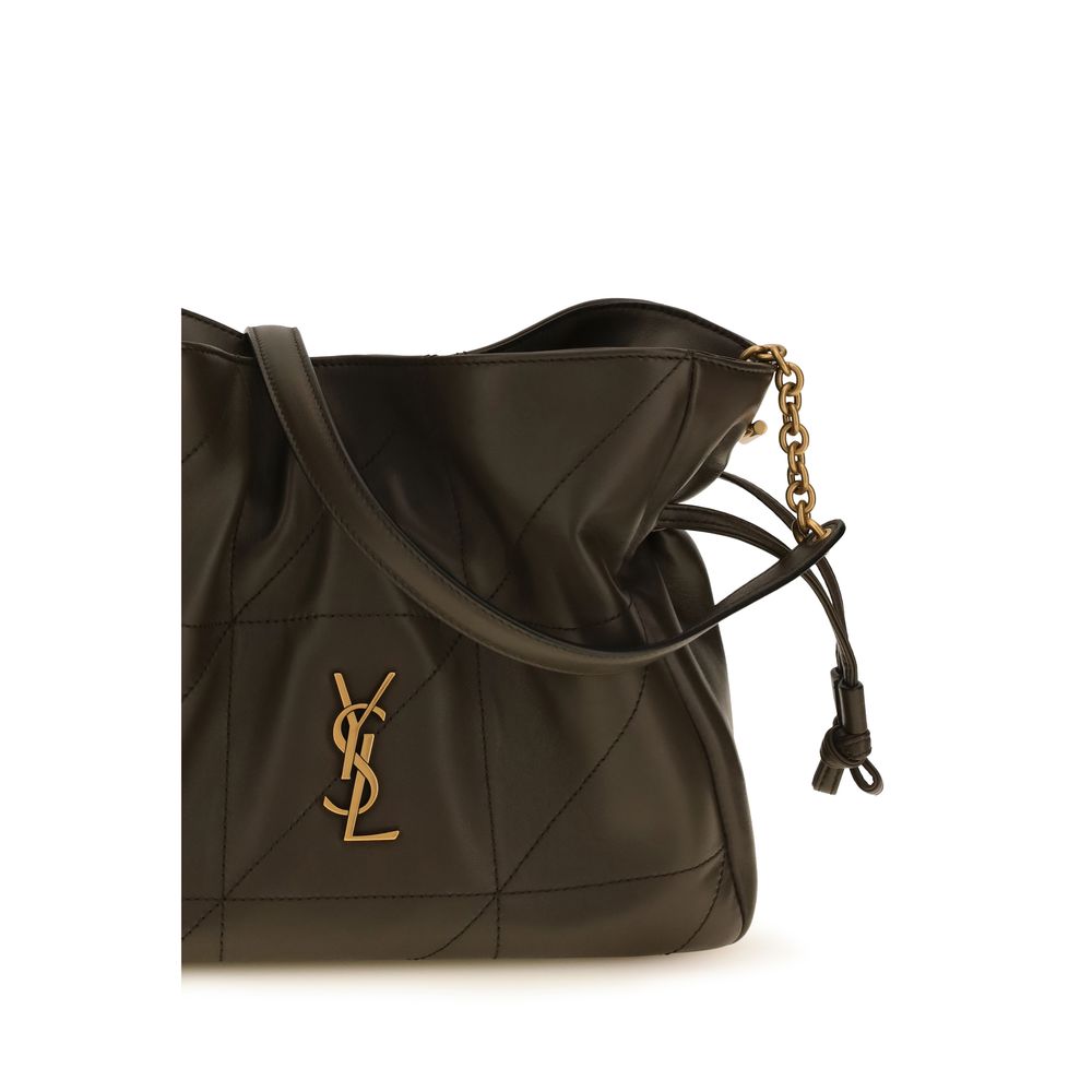 Saint Laurent Bicolor Lamb Ovis Aries Aries Shoulder Bag Curated Luxury Accessories by Orvyn
