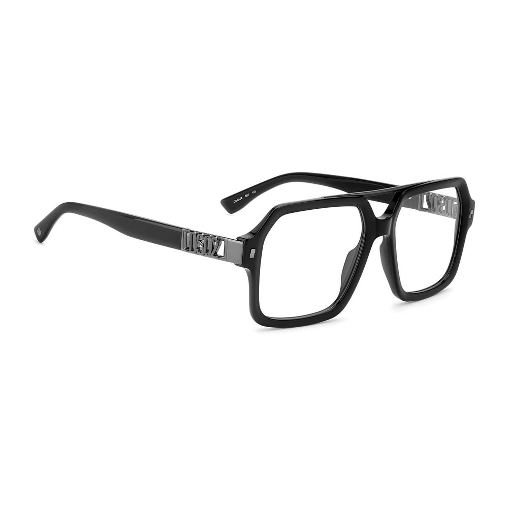 Dsquared² Black Acetate Glasses (Frames) Curated Luxury Accessories by Orvyn