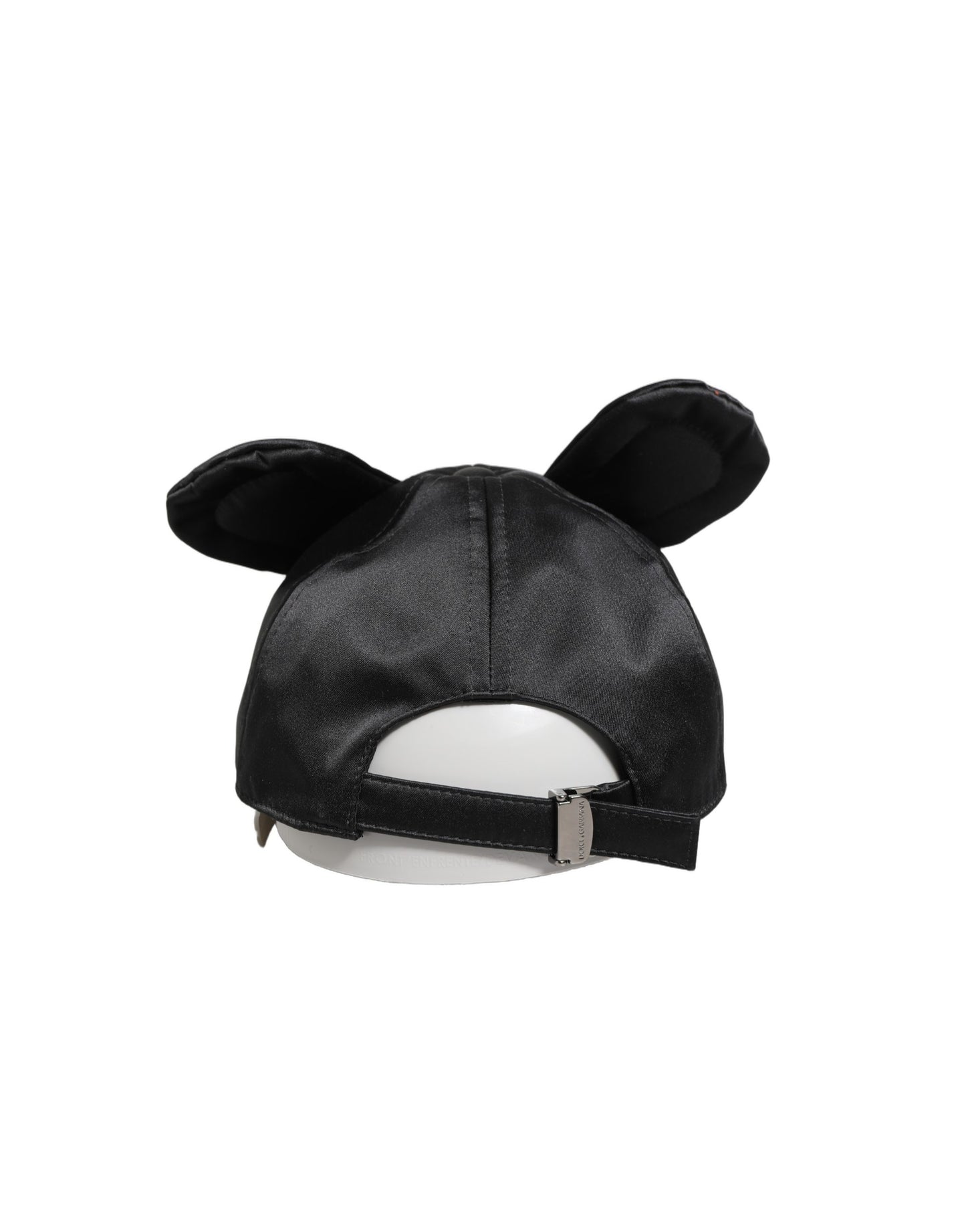 Dolce & Gabbana Men Black Velvet Animal Ears Baseball Cap Hat Curated Luxury Accessories by Orvyn