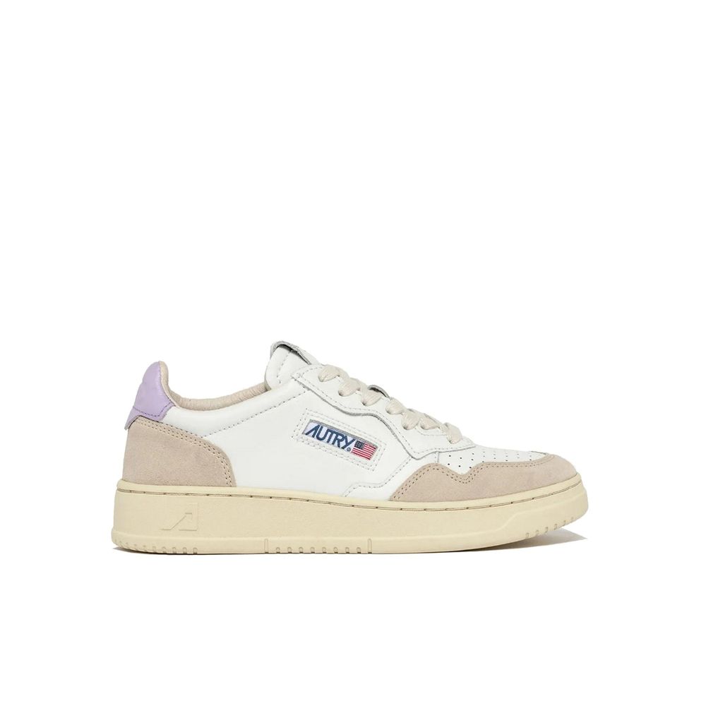 Autry White Leather Low Top Sneakers Curated Luxury Accessories by Orvyn