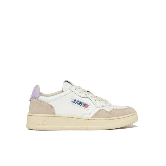 Autry White Leather Low Top Sneakers Curated Luxury Accessories by Orvyn