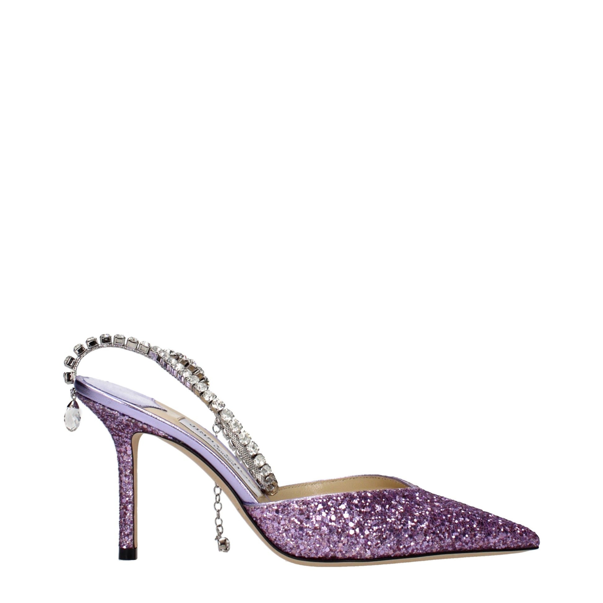 Jimmy Choo Purple Plastic Stiletto Heel Sandals Curated Luxury Accessories by Orvyn