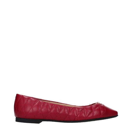 Jimmy Choo Pink Leather Ballet Flats Curated Luxury Accessories by Orvyn