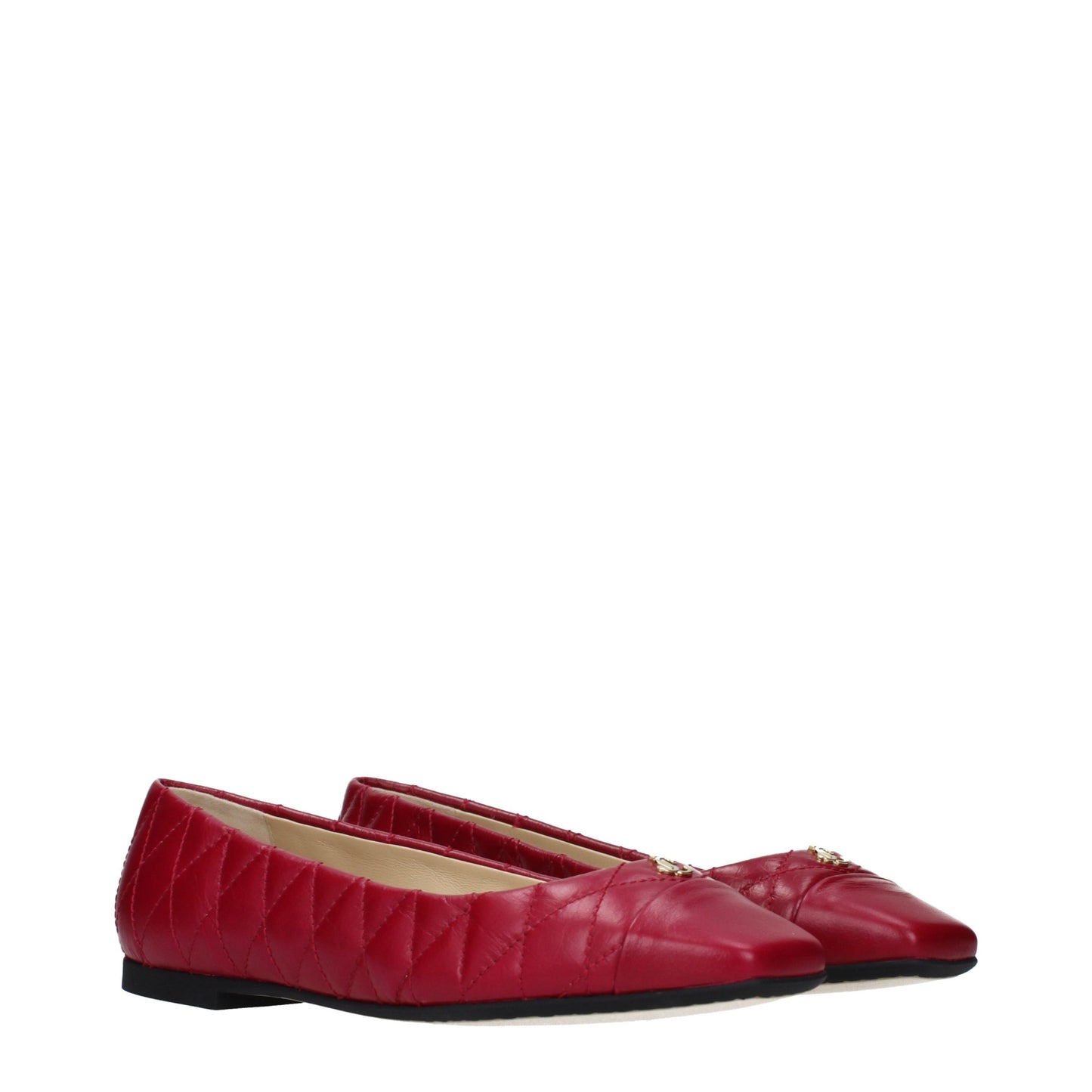 Jimmy Choo Pink Leather Ballet Flats Curated Luxury Accessories by Orvyn