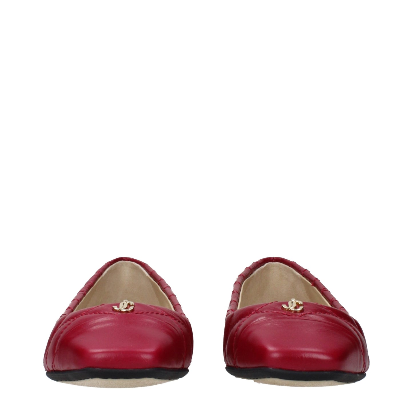 Jimmy Choo Pink Leather Ballet Flats Curated Luxury Accessories by Orvyn