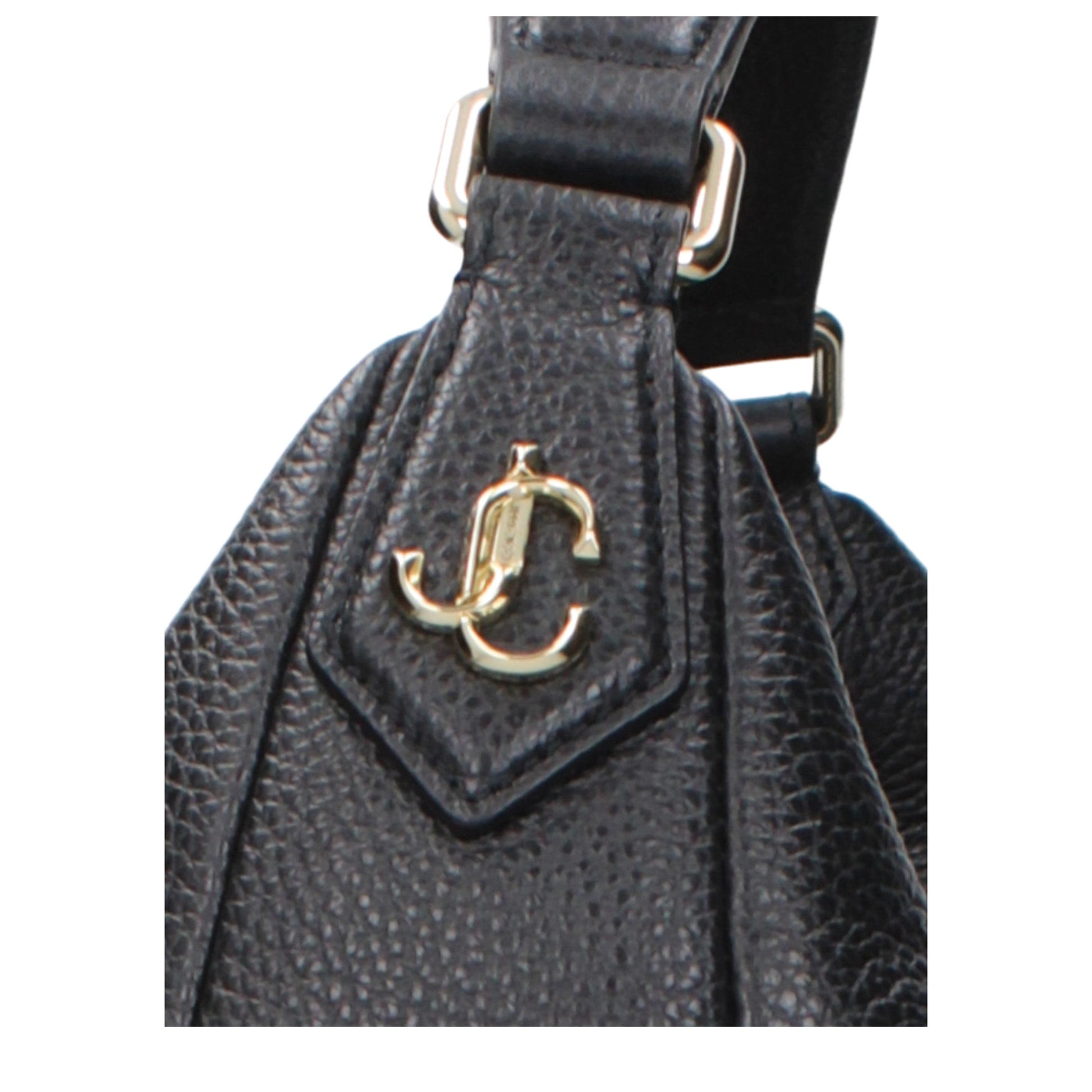 Jimmy Choo Black Leather Shoulder Bag Bags schwarz