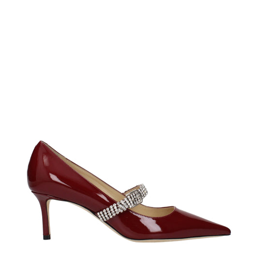Jimmy Choo Red Leather High Heel Pumps Curated Luxury Accessories by Orvyn