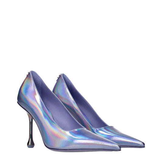 Jimmy Choo Purple Leather High Heel Pumps Curated Luxury Accessories by Orvyn