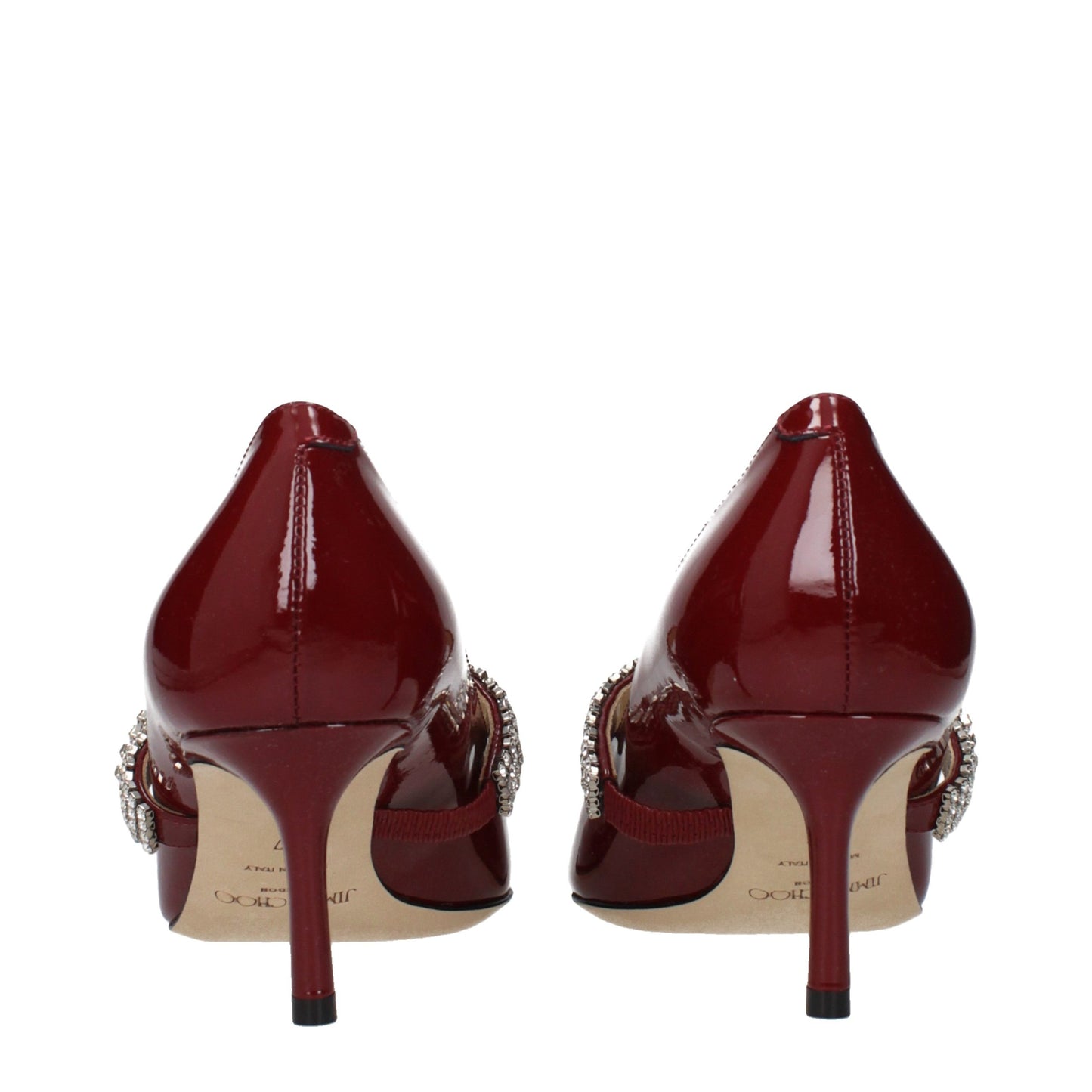 Jimmy Choo Red Leather High Heel Pumps Curated Luxury Accessories by Orvyn