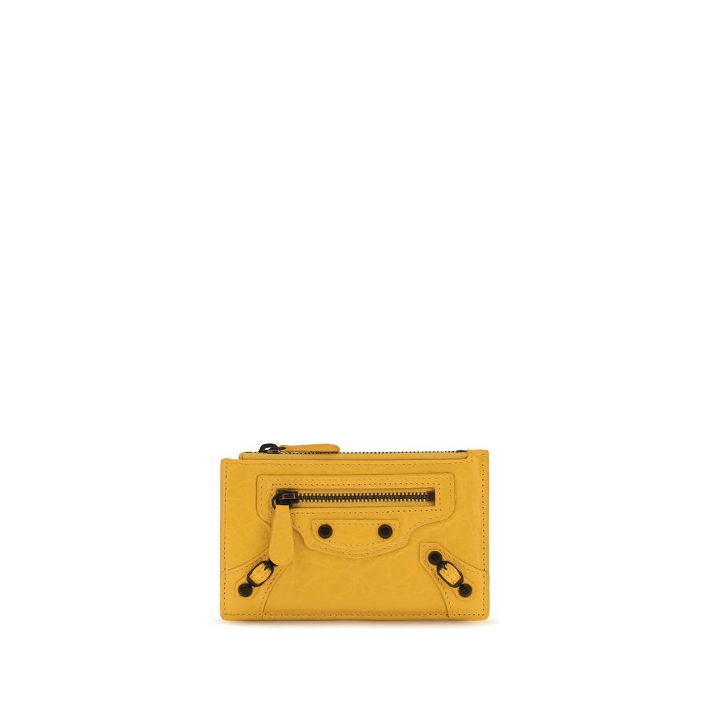 Balenciaga Bicolor Lamb Ovis Aries Aries Wallet Curated Luxury Accessories by Orvyn