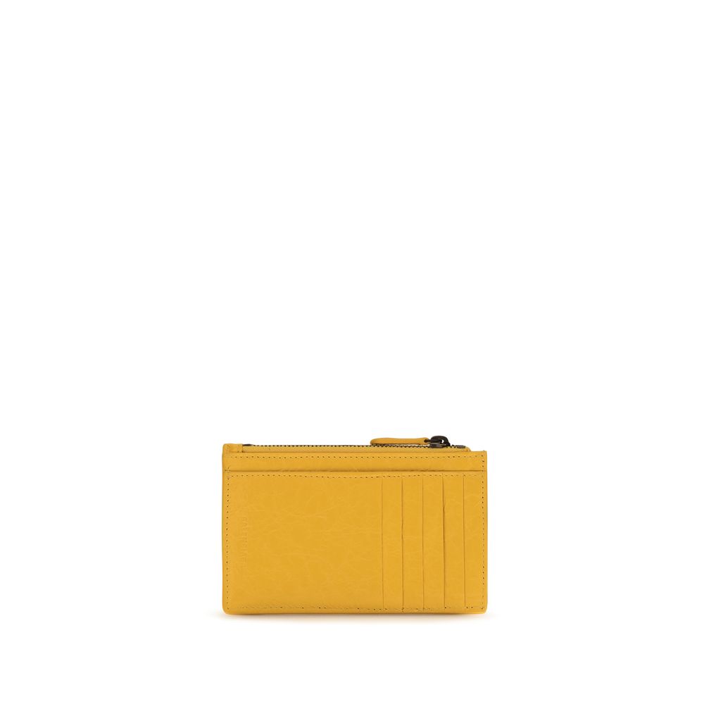 Balenciaga Bicolor Lamb Ovis Aries Aries Wallet Curated Luxury Accessories by Orvyn