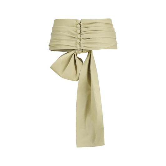 Chloé Beige Lamb Ovis Aries Aries Thin Belt Curated Luxury Accessories by Orvyn