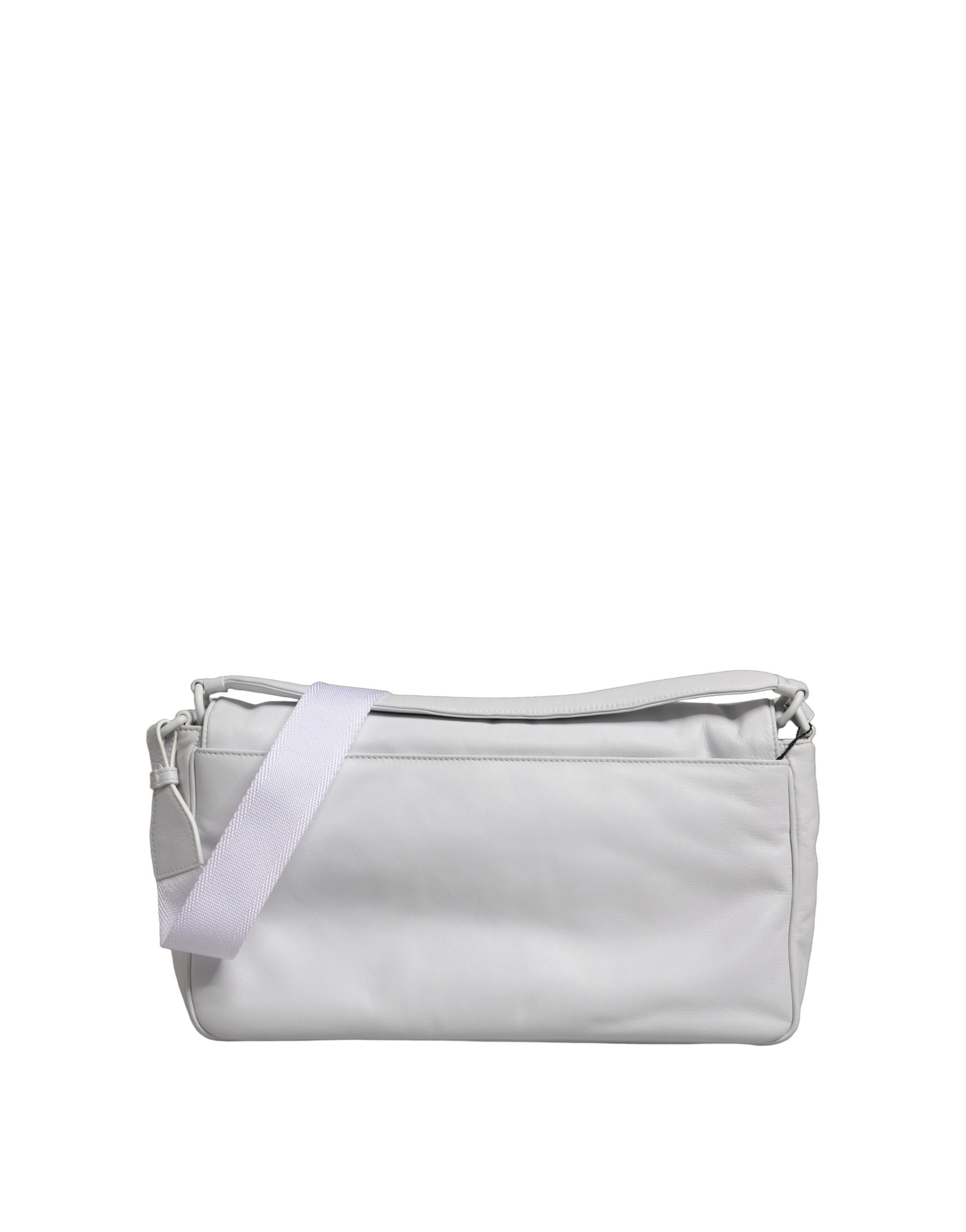 Dolce & Gabbana White Logo Plaque Crossbody Shoulder Borse Women Bag Curated Luxury Accessories by Orvyn
