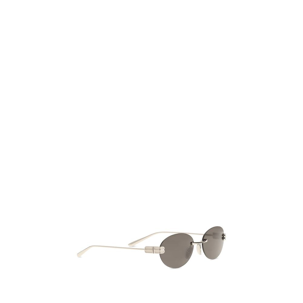 Balenciaga Silver Metal Sunglasses Curated Luxury Accessories by Orvyn
