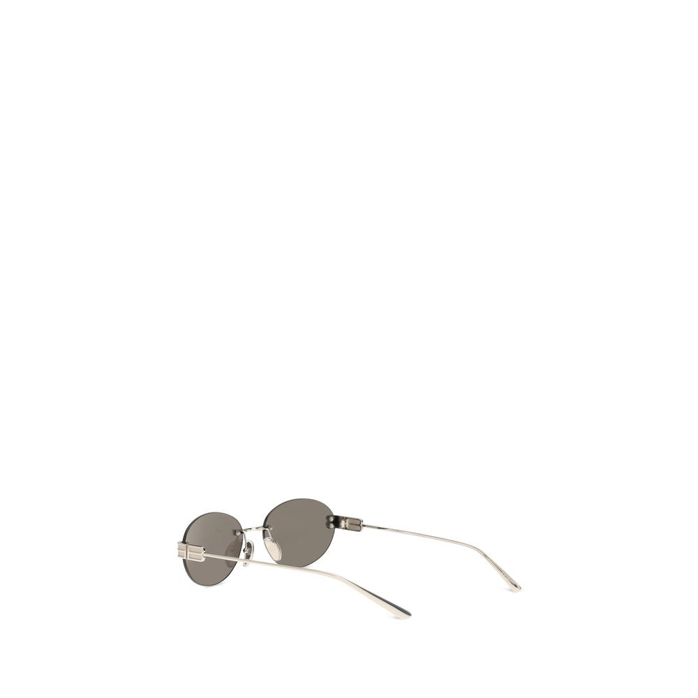 Balenciaga Silver Metal Sunglasses Curated Luxury Accessories by Orvyn