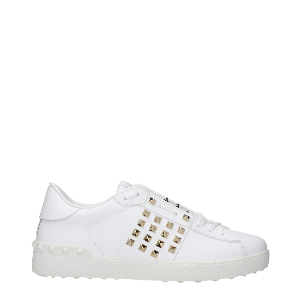 Valentino Garavani White Leather Low Top Sneakers weiss