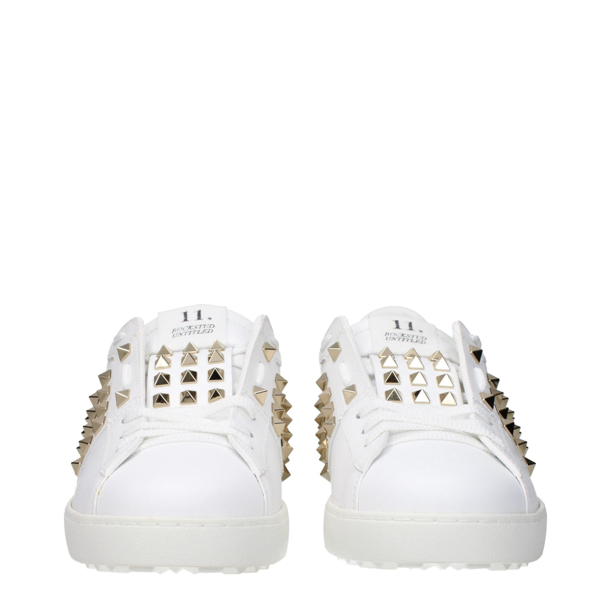 Valentino Garavani White Leather Low Top Sneakers weiss