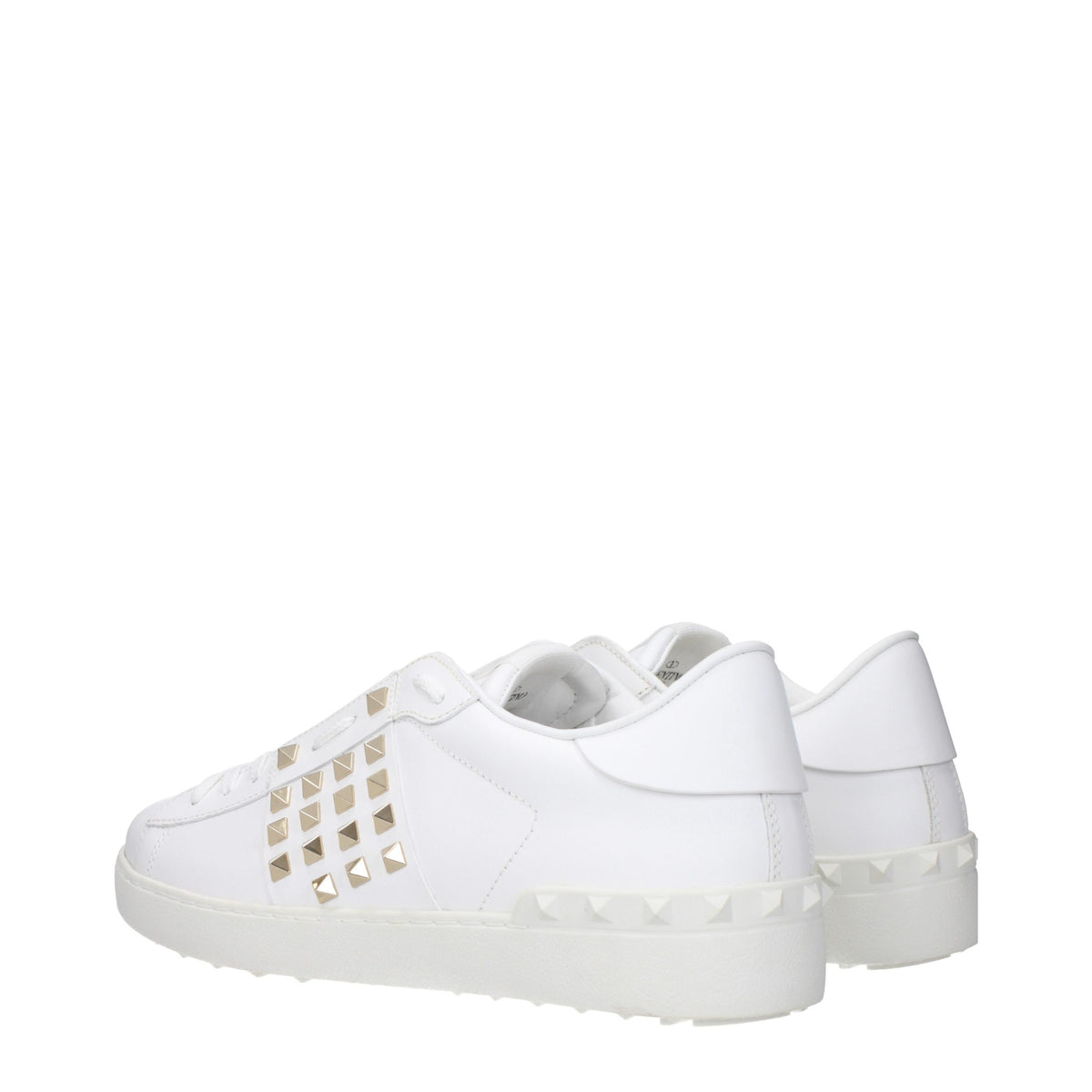 Valentino Garavani White Leather Low Top Sneakers weiss