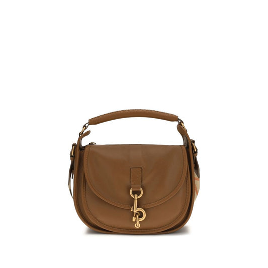discover authentic Burberry Brown Calf Leather Bos Taurus Shoulder Bag curated by Orvyn luxury accessories