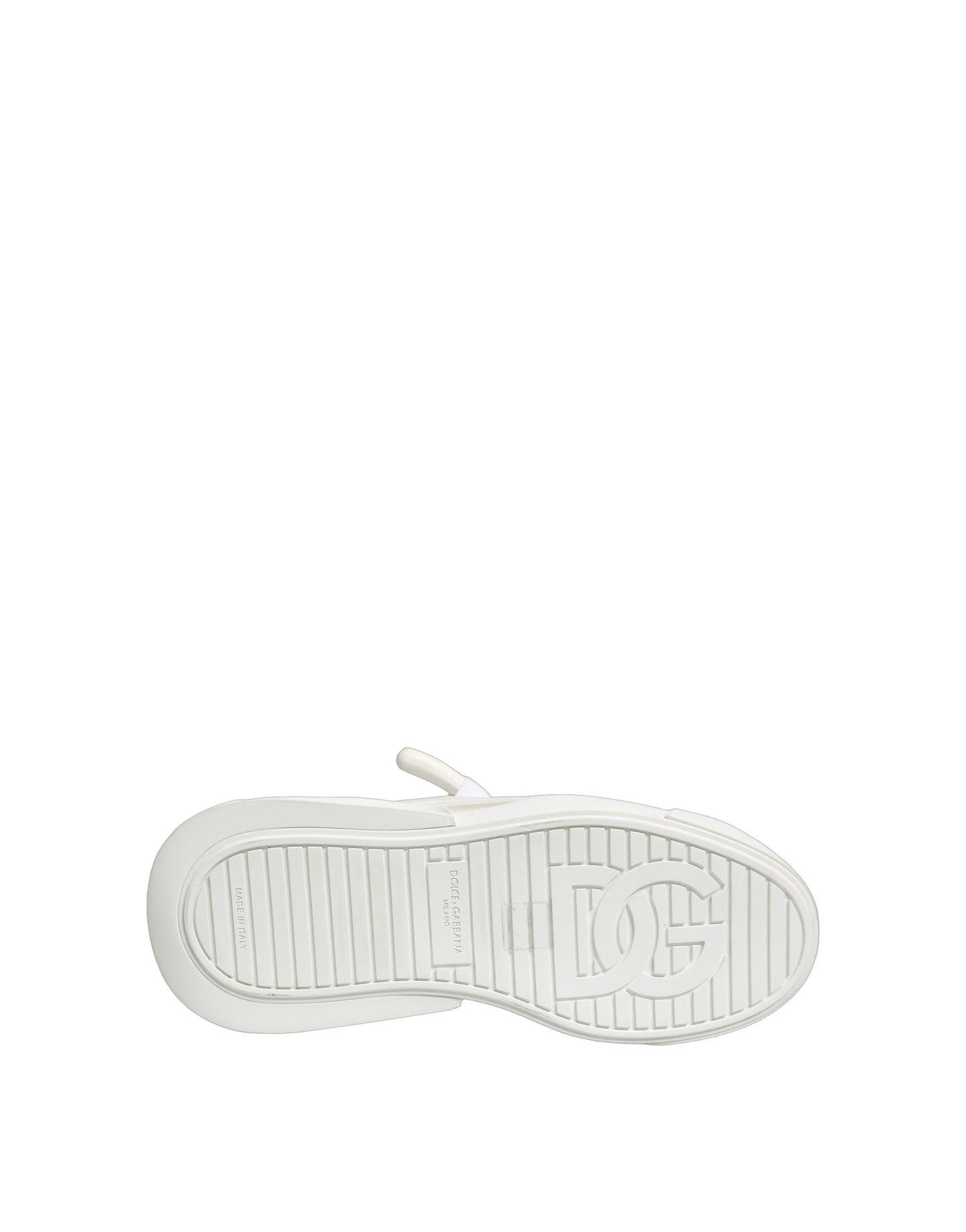 Dolce & Gabbana White Calfskin Leather Low Top Sneakers Shoes Curated Luxury Accessories by Orvyn