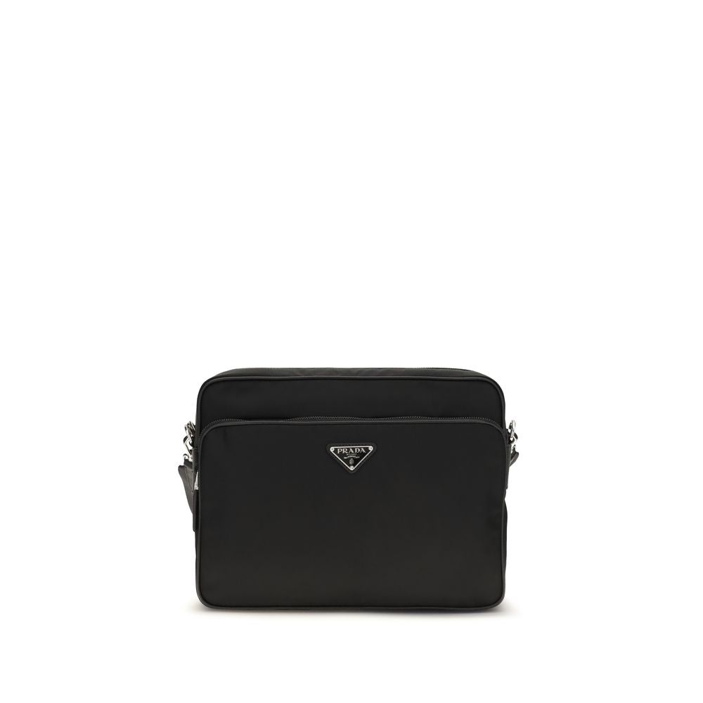 Prada Black Recycled Polyamide Shoulder Bag Curated Luxury Accessories by Orvyn