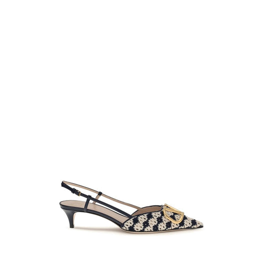 Valentino Garavani Multicolor Goatskin Mid Heel Pumps Curated Luxury Accessories by Orvyn