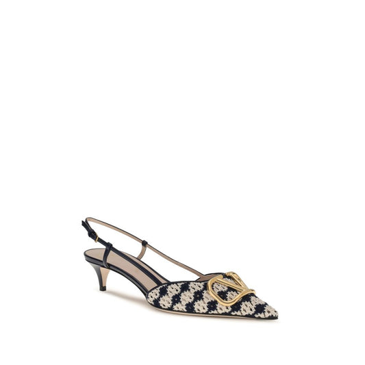 Valentino Garavani Multicolor Goatskin Mid Heel Pumps Curated Luxury Accessories by Orvyn